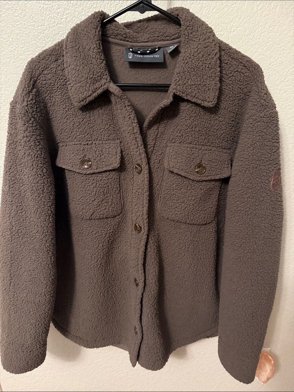 Free Country | Women's Chocolate Brown Teddy Sherpa Jacket